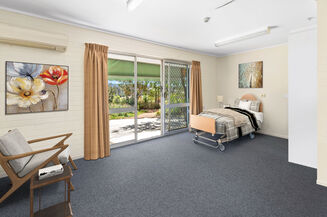 spacious single room for elderly aged care resident including dementia care in baptistcare george forbes house residential aged care home queanbeyan nsw